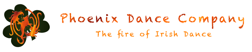 Banner: Phoenix Dance Company - The fire of Irish Dance